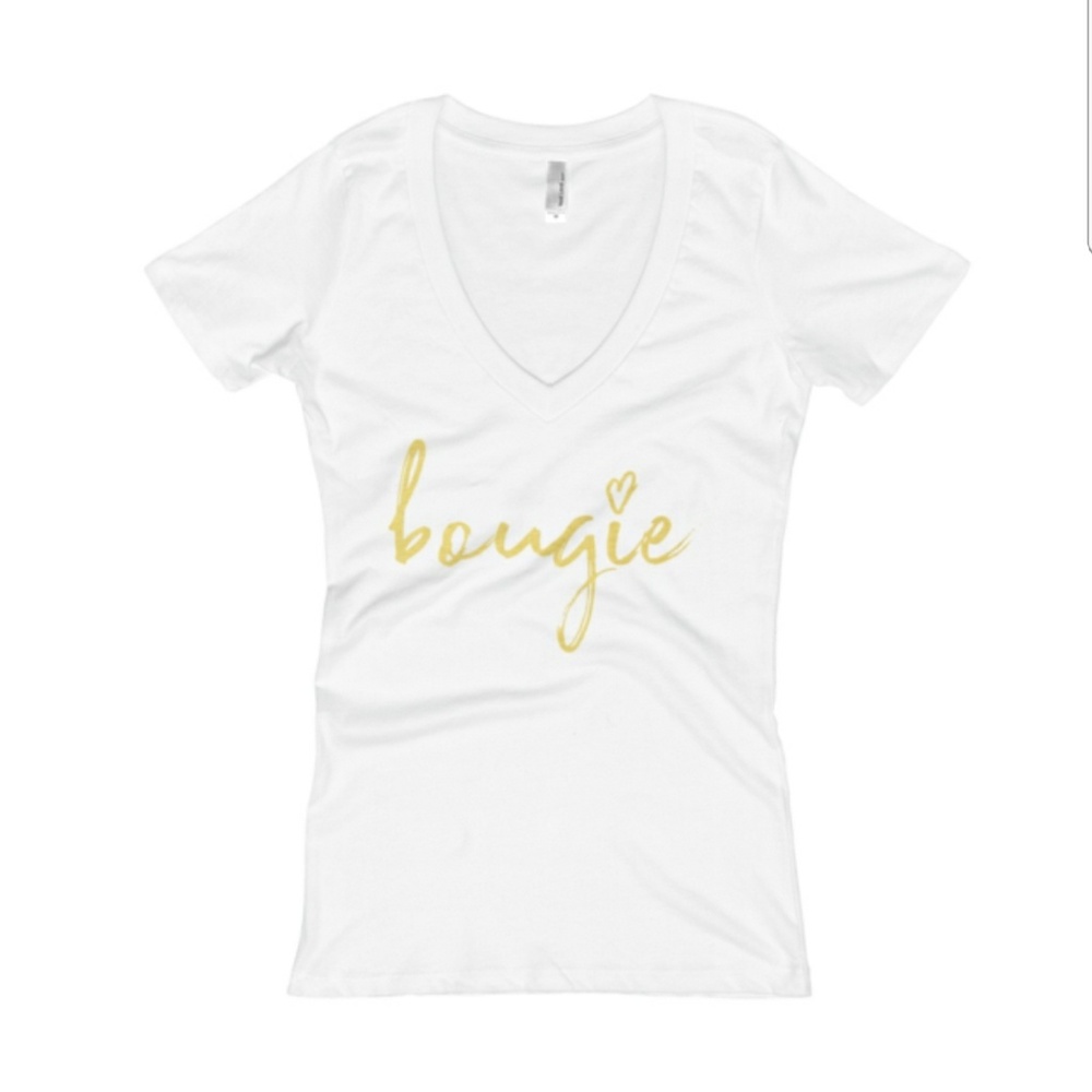 Women's Fitted Vneck T-shirt